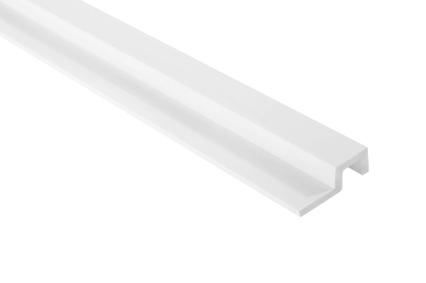 Zakončovací profil k dekoračním lamelám - bílý pravý L0301RT, 200 x 2 x 5,6 cm, Mardom Lamelli