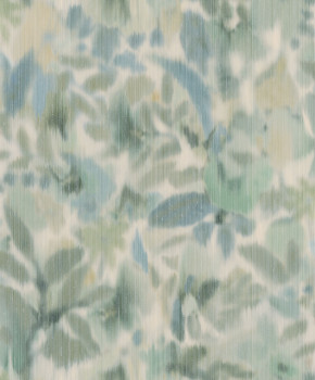 Modro-zelená květinová vliesová tapeta na zeď, 221361, Botanical, BN Walls