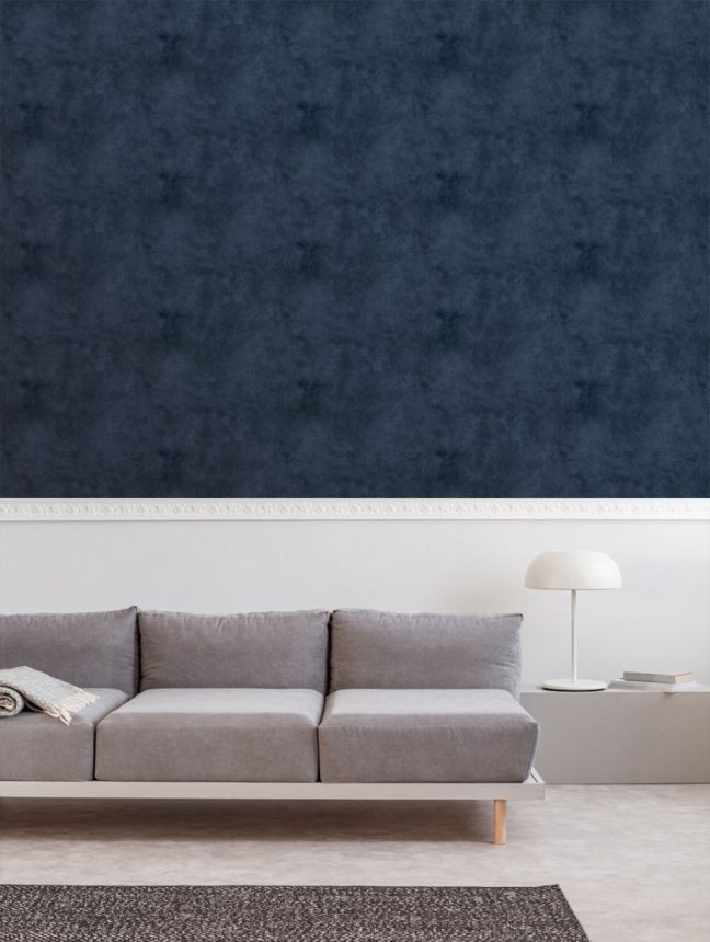 Luxusní modrá vliesová tapeta na zeď, EE22506, Essentials, Decoprint