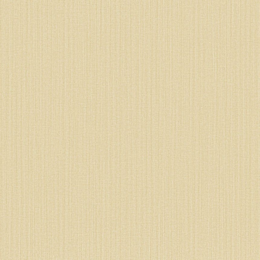 Světle žlutá vliesová tapeta na zeď, imitace látky, 84078, Blooming Garden, Cristiana Masi by Parato