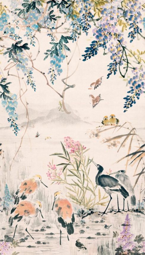 Vliesová obrazová tapeta Japonská zahrada A52301, 159 x 280 cm, One roll, one motif, Grandeco