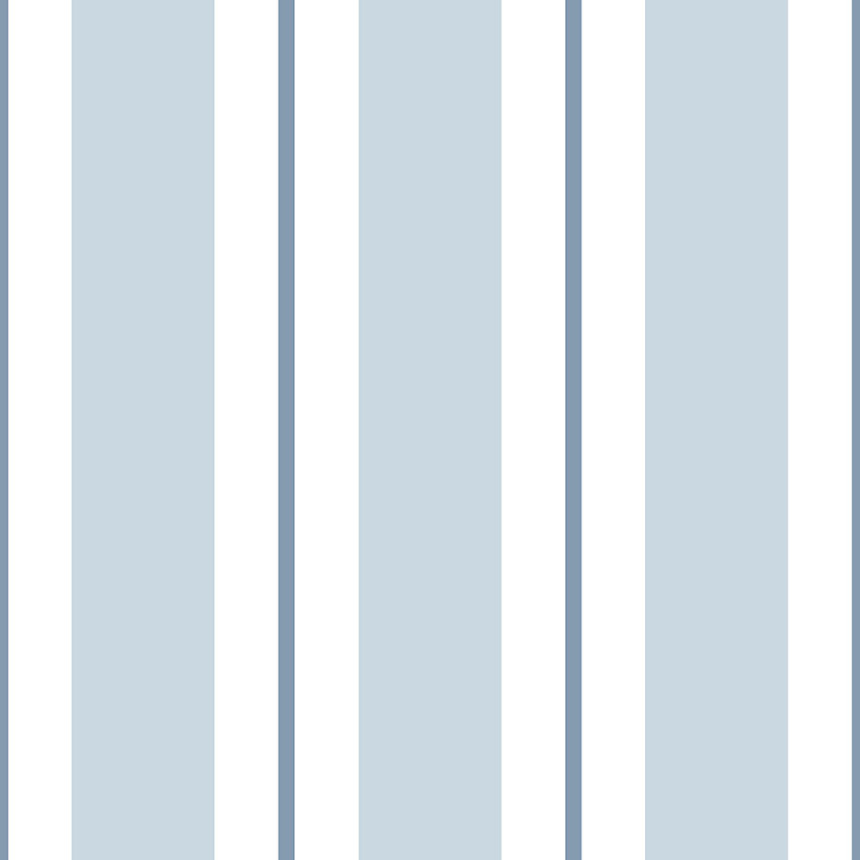 Modro-bílá vliesová tapeta na zeď, pruhy, 7008-4, Mika, Noa, ICH Wallcoverings