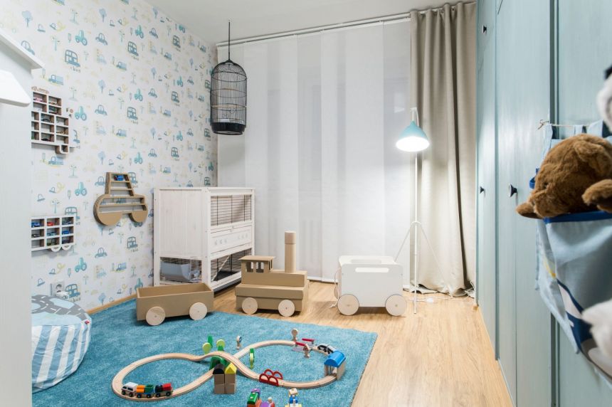 Obrázek - Realizace dětského pokojíku s tapetou na zeď od ICH Wallcoverings