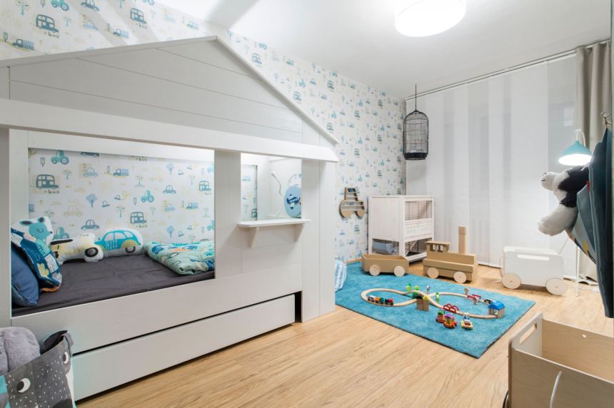 Obrázek - Realizace dětského pokojíku s tapetou na zeď od ICH Wallcoverings