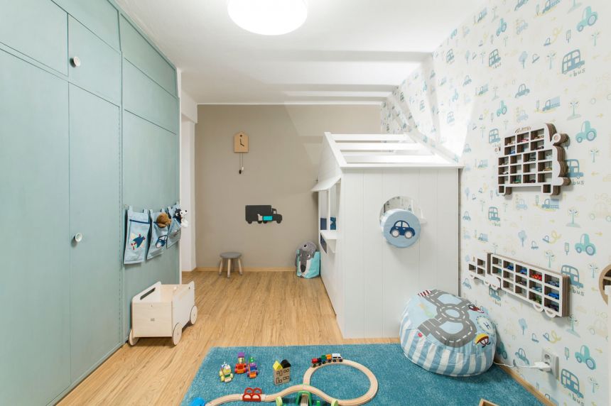 Obrázek - Realizace dětského pokojíku s tapetou na zeď od ICH Wallcoverings