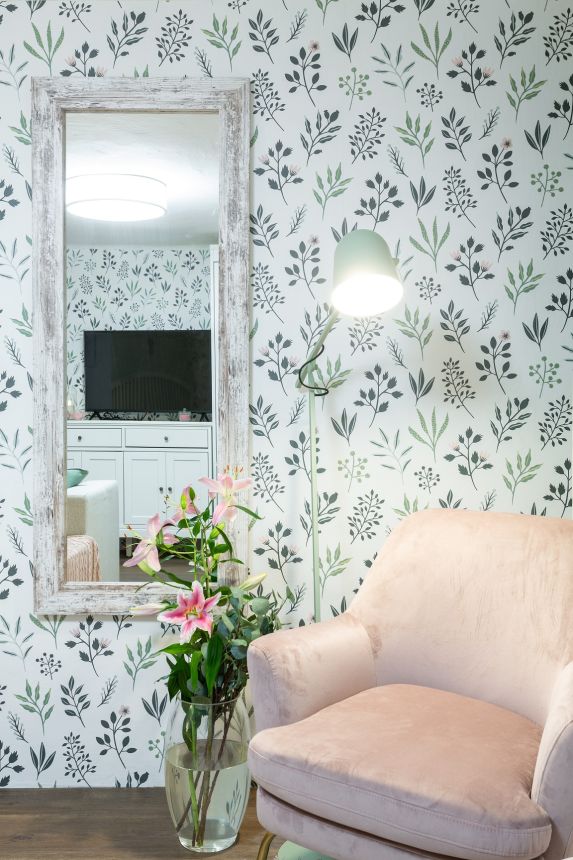 Obrázek - Realizace ložnice s tapetou z kolekce Scandi Cool