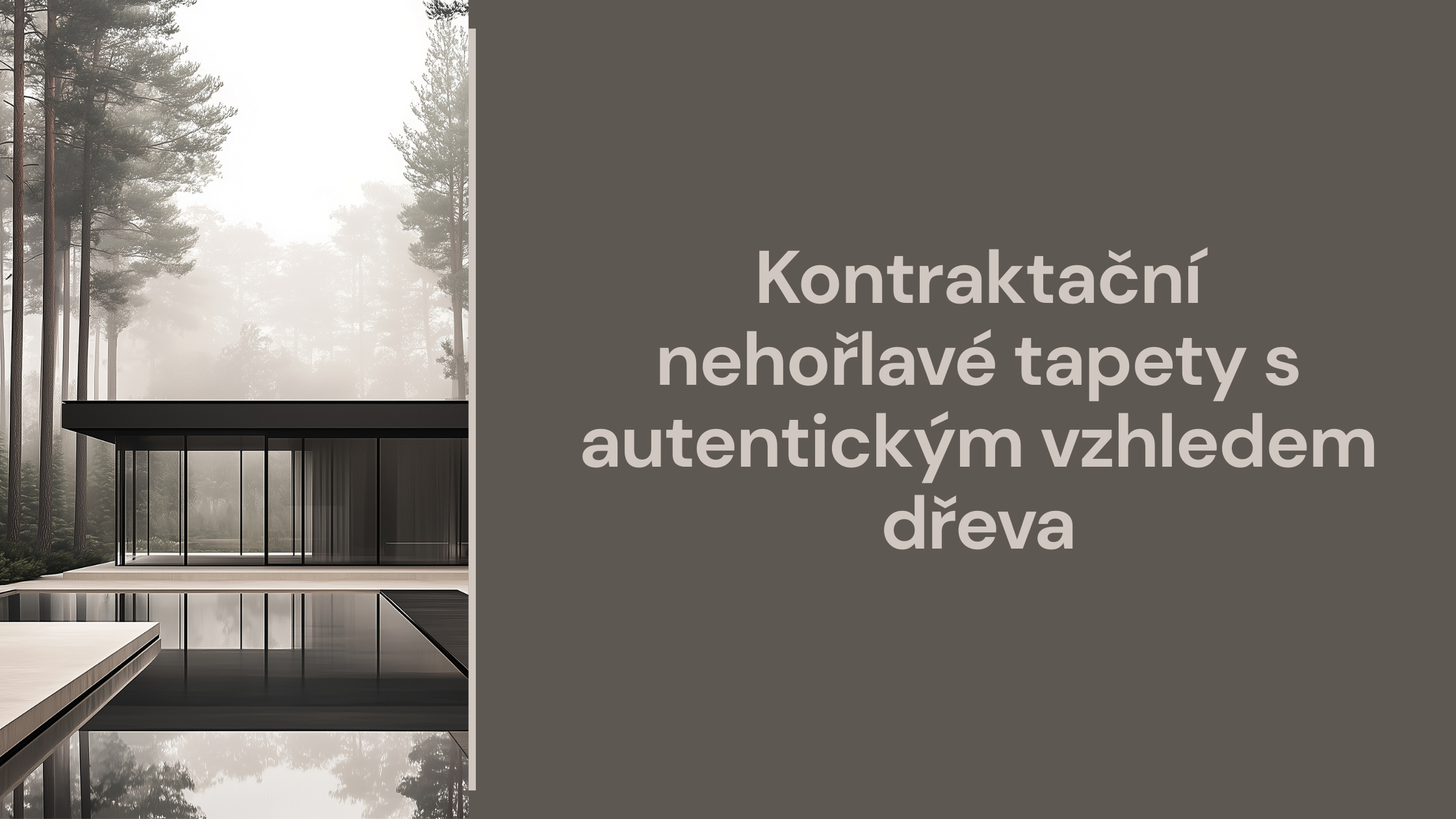 kontraktační nehořlavé tapety