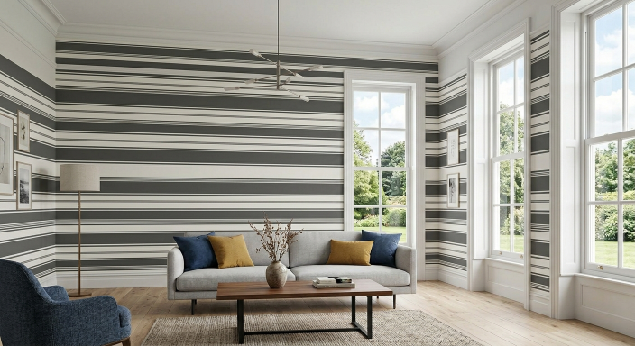 tapety s příčnými pruhy