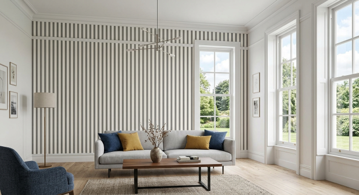 tapeta se svislými pruhy