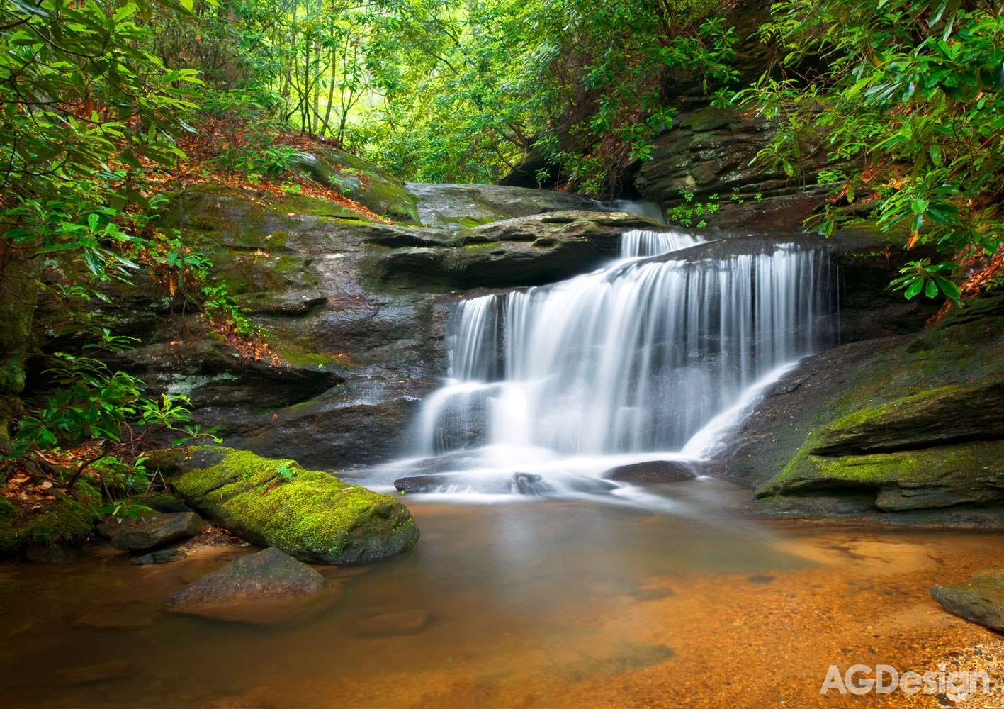 Vliesová fototapeta na zeď-vodopád, příroda- FTNS 2450, 360 x 270 cm, AG Design