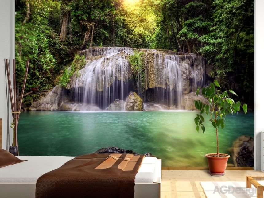 Vliesová fototapeta na zeď-vodopád, příroda-  FTNS 2451, 360 x 270 cm, AG Design