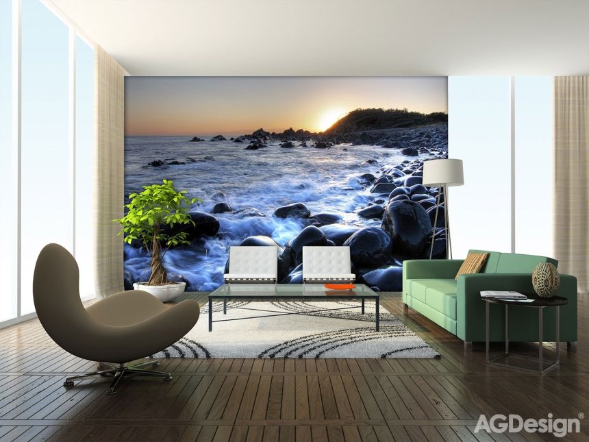 Fototapeta na zeď FTS 1311, Západ slunce do moře, 360 x 254 cm, AG Design