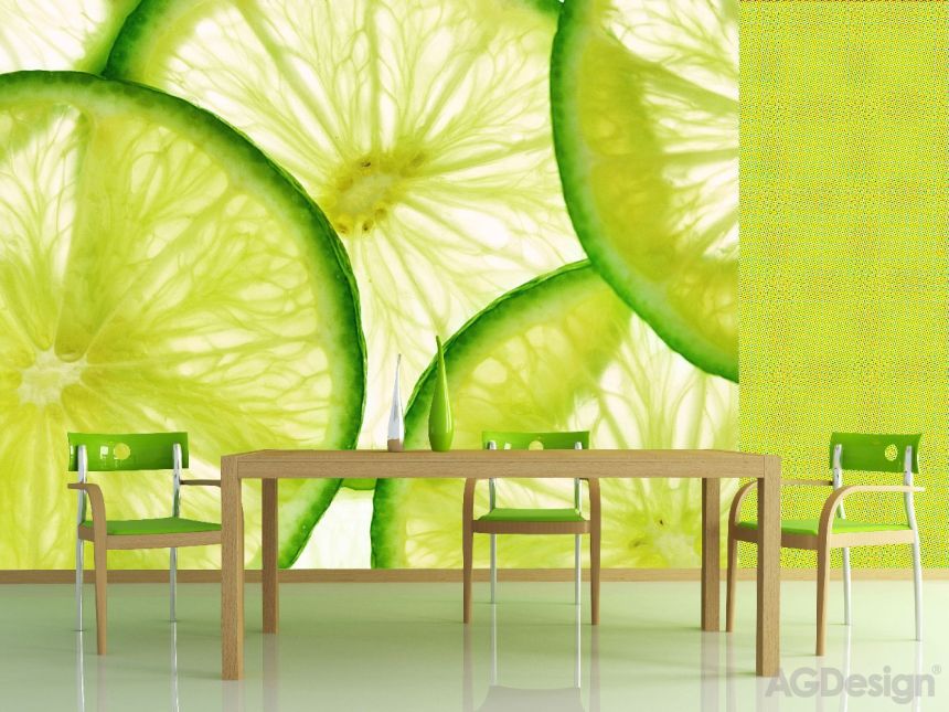 Vliesová obrazová tapeta / fototapeta FTN XXL 0440, Limetky, 360 x 270 cm, AG Design