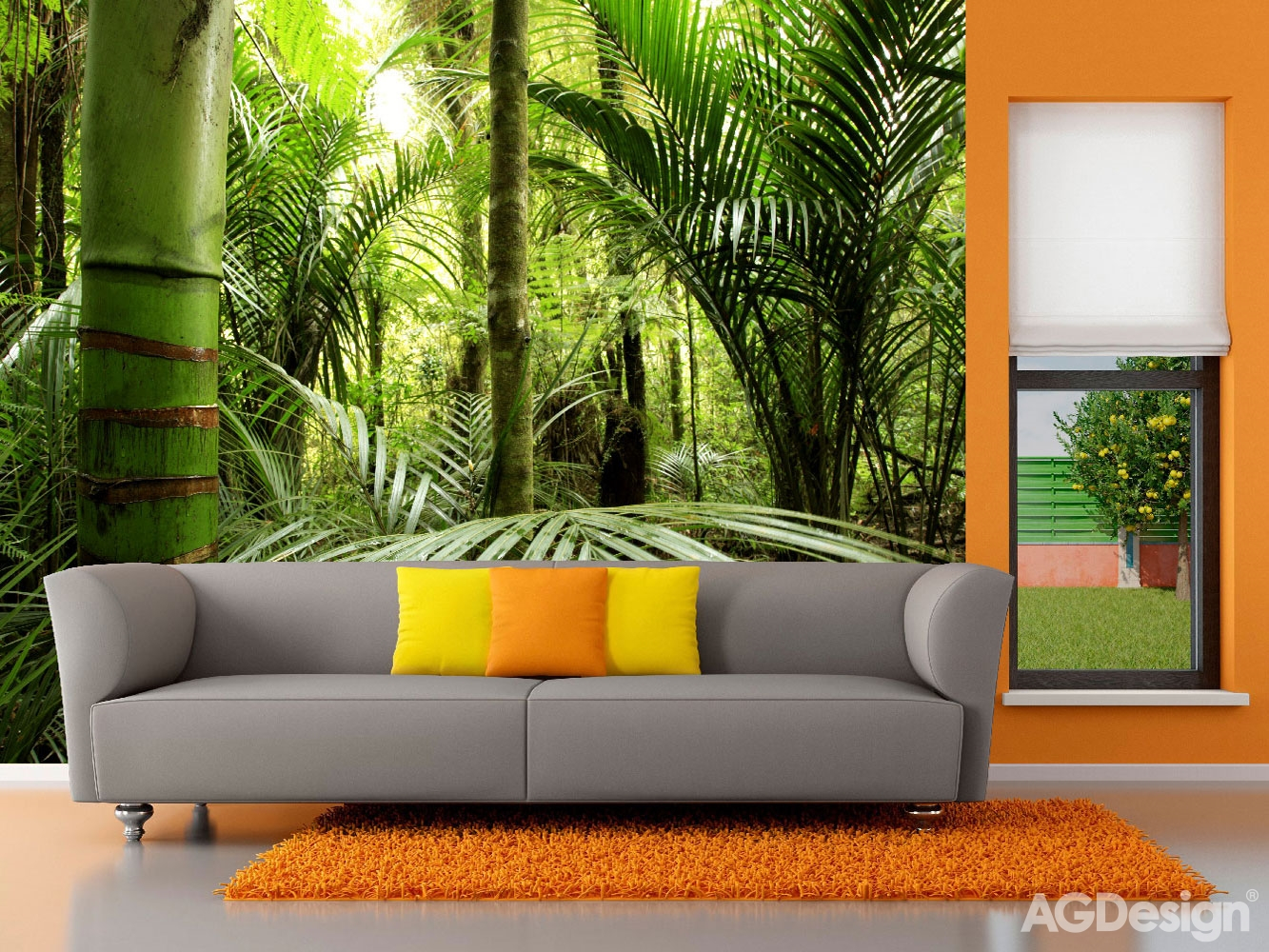 Vliesová obrazová tapeta/fototapeta na zeď FTN XXL 0465, Prales, 360 x 270 cm, AG Design