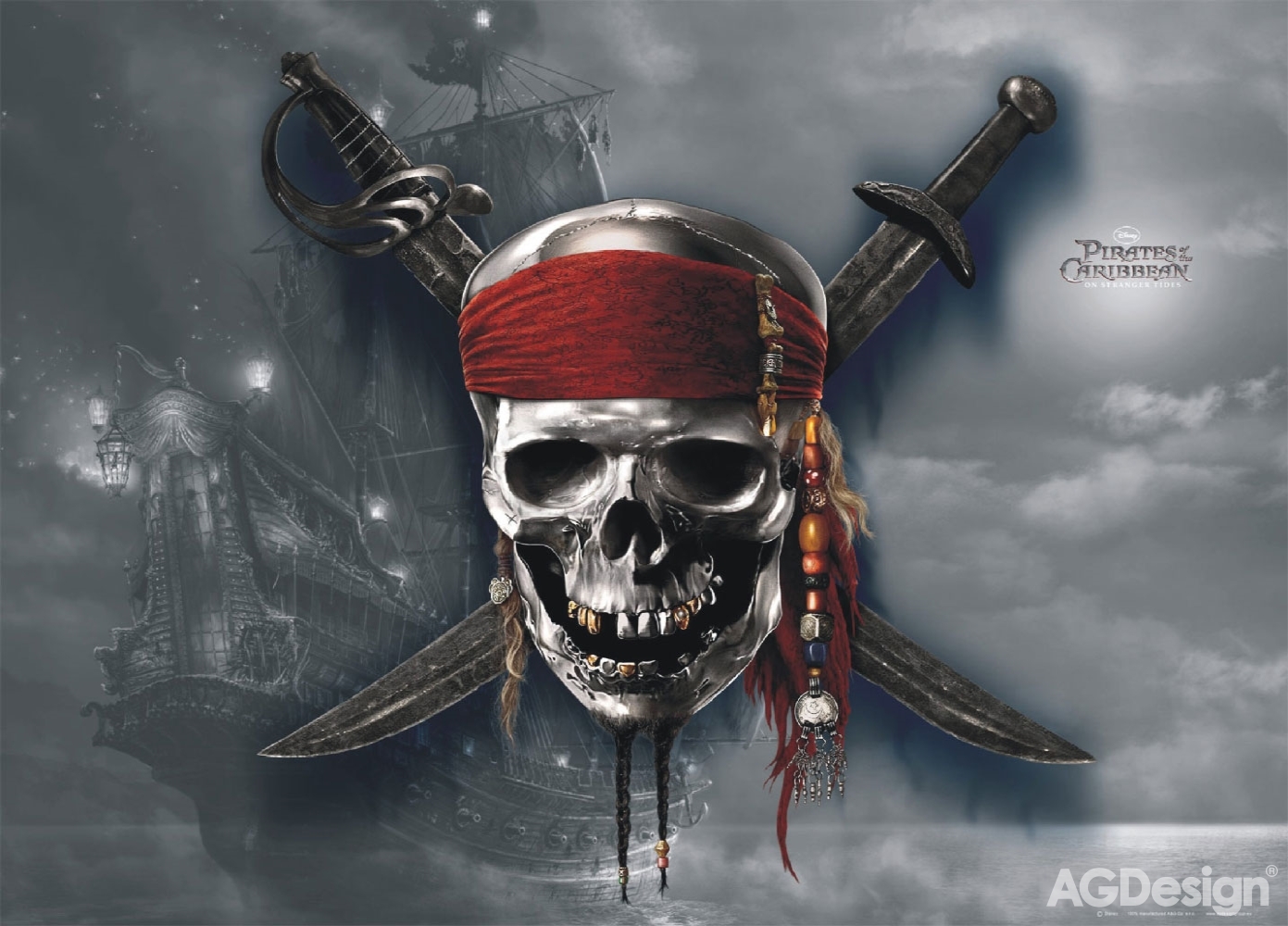 Fototapeta na zeď FTDN M 5205, Piráti z Karibiku, 155 x 110 cm, AG Design