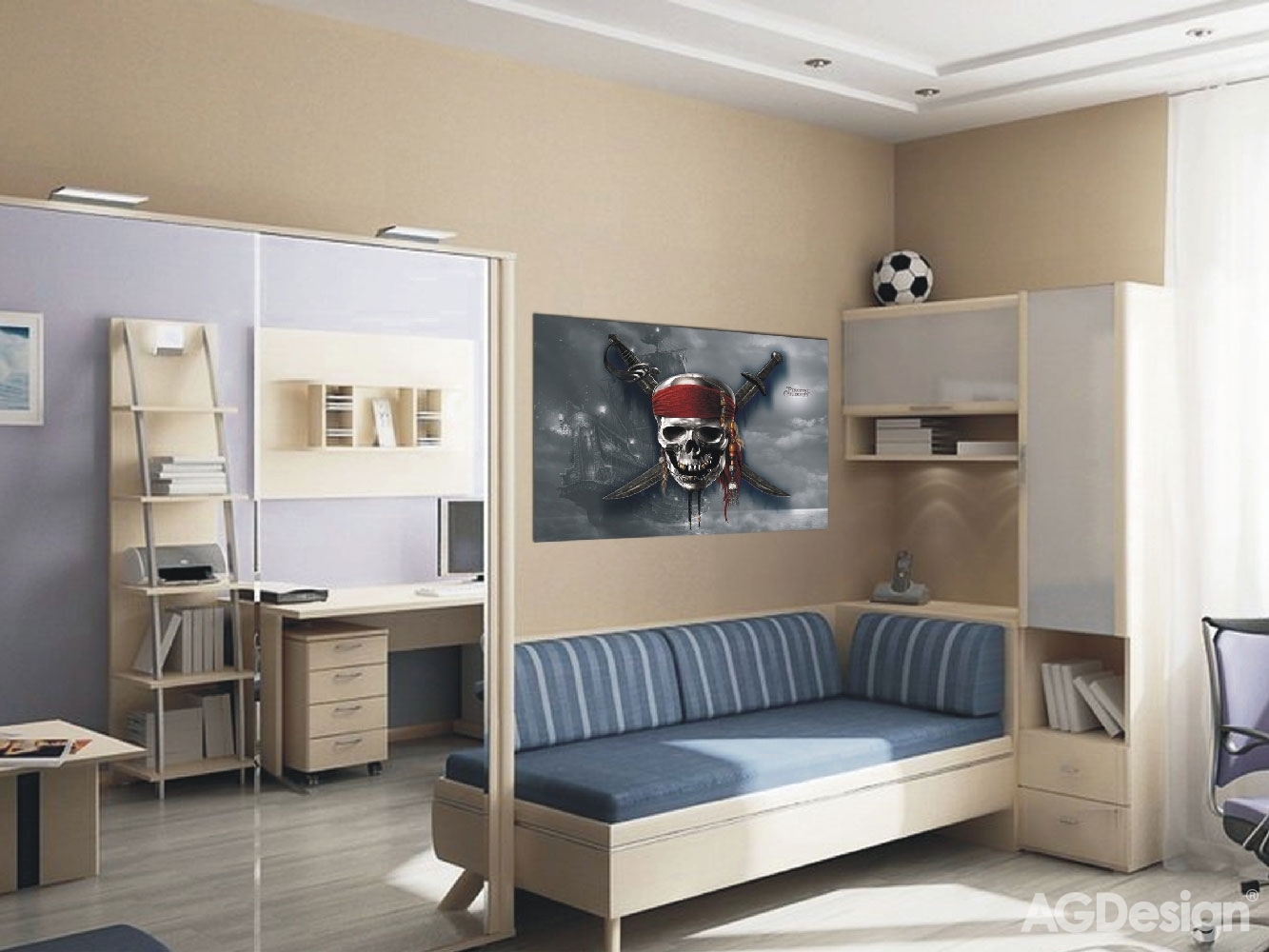 Fototapeta na zeď FTDN M 5205, Piráti z Karibiku, 155 x 110 cm, AG Design