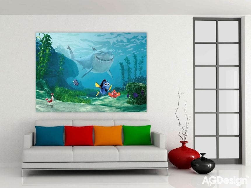 Dětská vliesová fototapeta na zeď - FTDN M 5230, Disney, Hledá se Nemo, 155 x 110 cm, AG Design