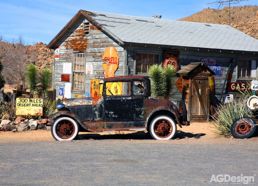 Fototapeta na zeď FTN M 2604, Starý vůz, 155 x 110 cm, AG Design