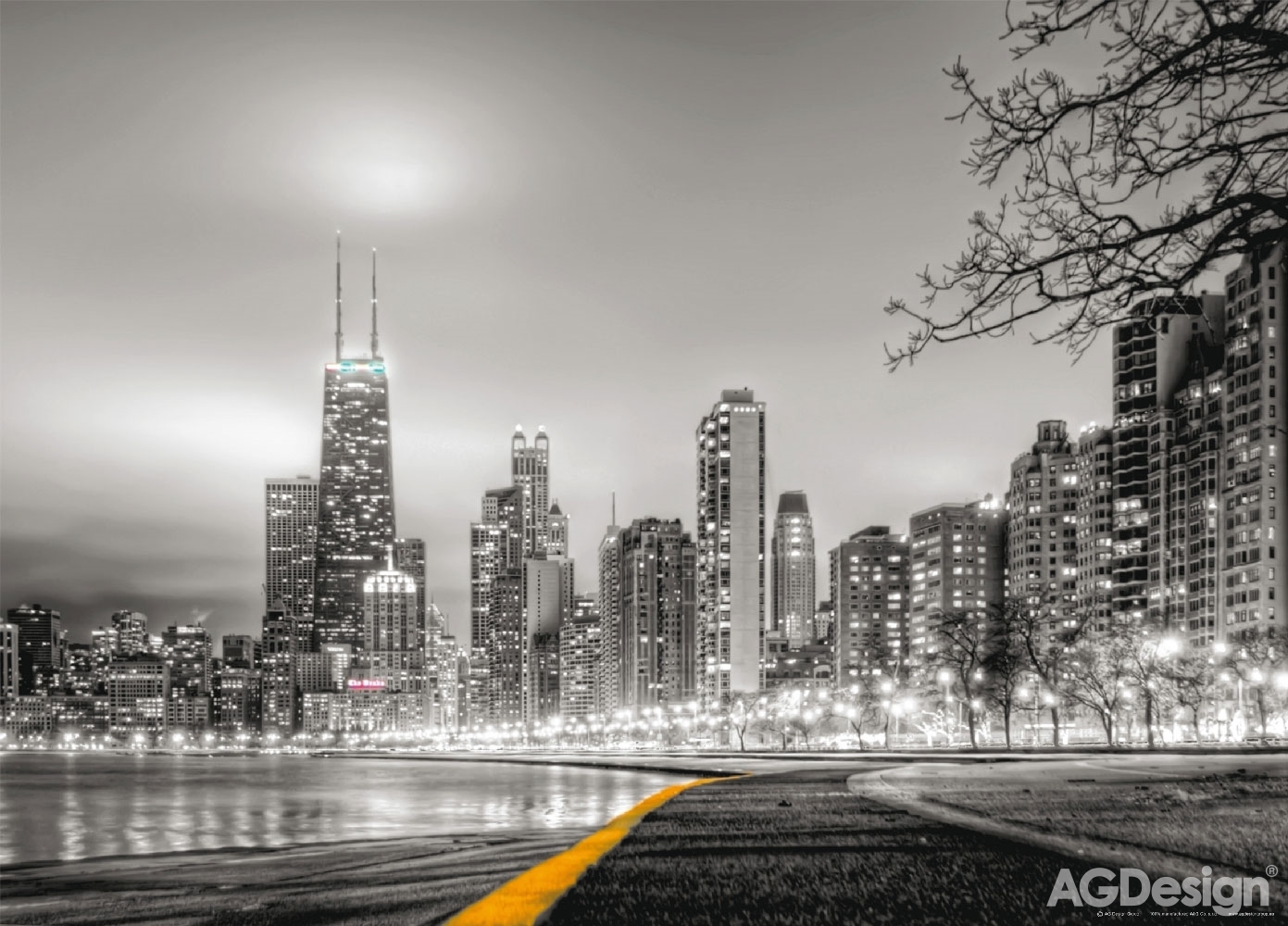 Fototapeta na zeď FTN M 2628, Nábřeží, 155 x 110 cm, AG Design