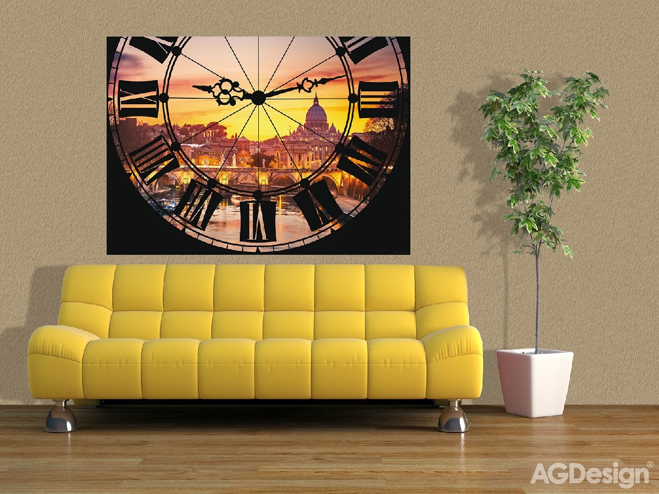 Fototapeta na zeď FTN M 2651, Hodiny, 155 x 110 cm, AG Design