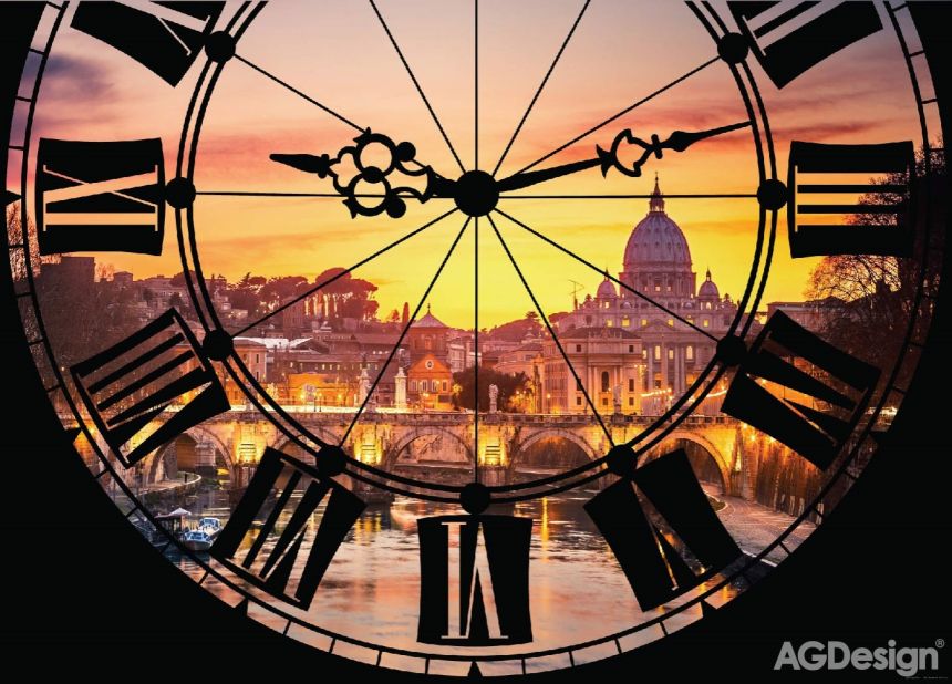 Fototapeta na zeď FTN M 2651, Hodiny, 155 x 110 cm, AG Design