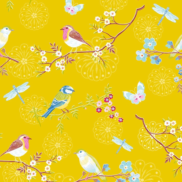Vliesová tapeta s ptáčky a větvičkami 375083, Pip Studio 4, Eijffinger