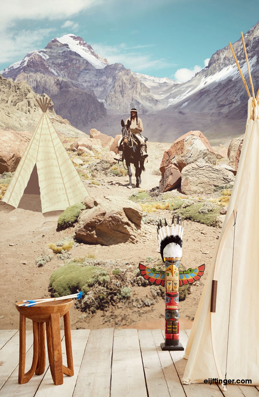 Fototapeta na zeď Indián 364164, Wallpower Junior, Eijffinger