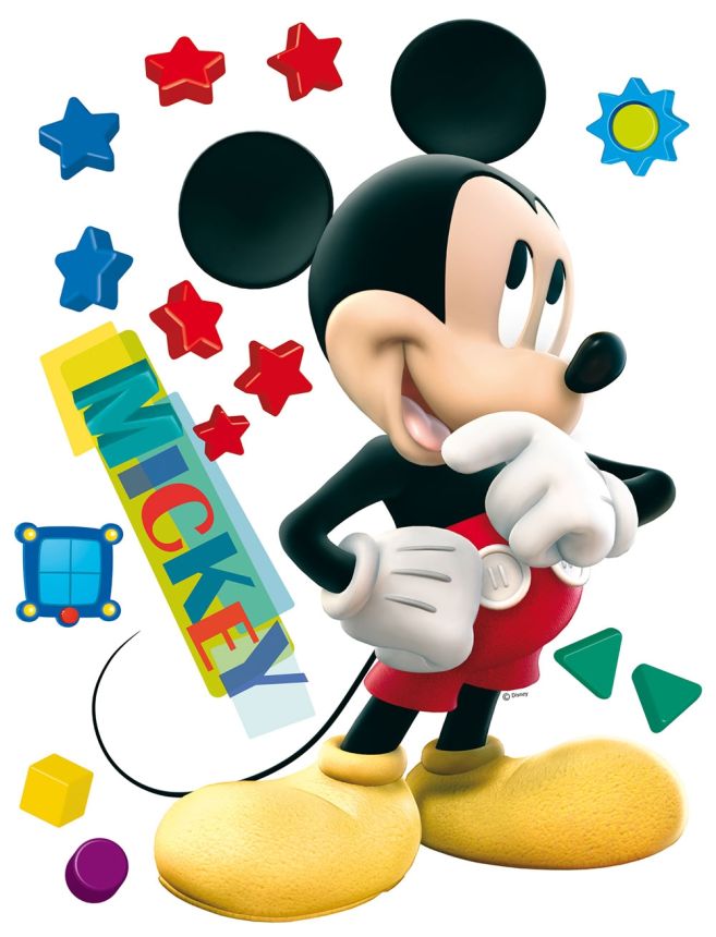 Samolepka na zeď DK 858, Disney Mickey, AG Design