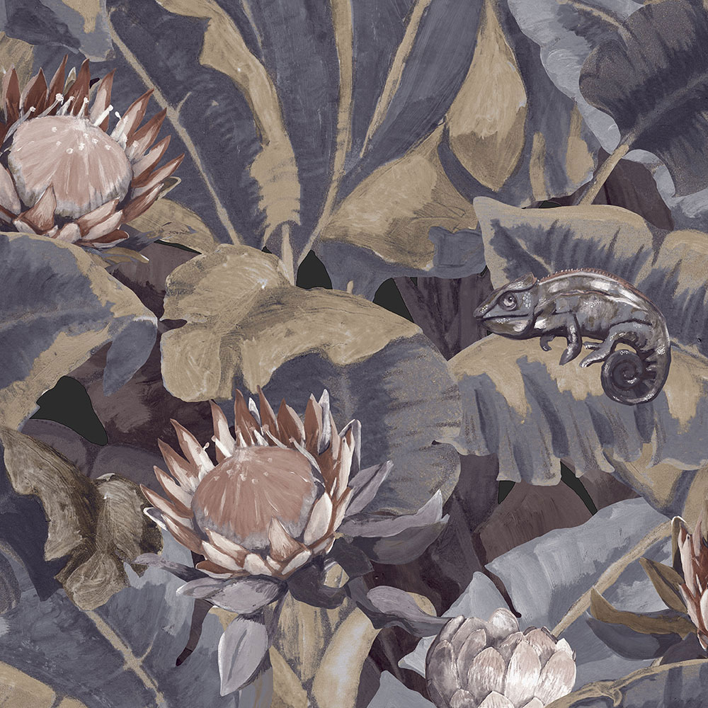 Vliesová tapeta Prales s chameleony BR24090, Breeze, Decoprint