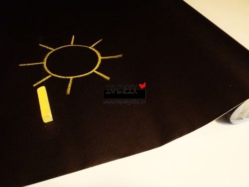 Samolepící tabulová folie černá 213-0004, 45cm x 2m, D-c-fix