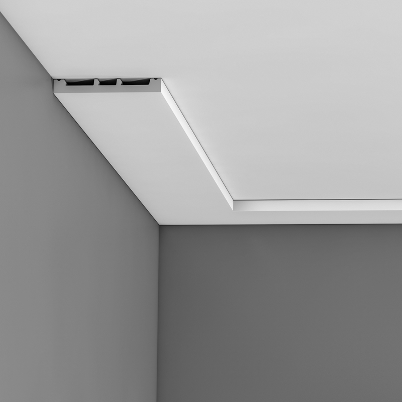 Multifunkční dekorační lišta 200 x 1,3 x 10,1 cm DX163-2300, Duropolymer, Orac Decor