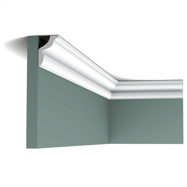 Stropní dekorační lišta 200 x 2,9 x 4,3 cm CX148, Duropolymer, Orac Decor