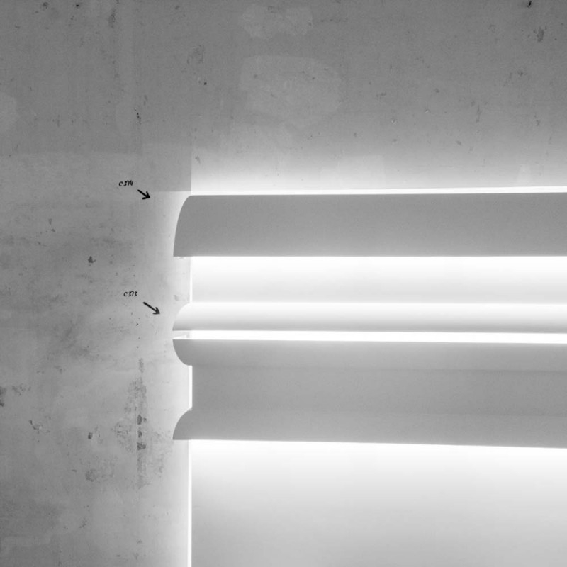 Dekorační lišta 200 x 5 x 8 cm Flexi pro LED osvětlení C373F Antonio, Orac Decor