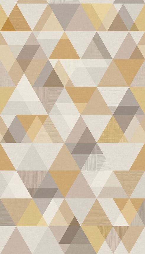 Geometrická obrazová tapeta Trojúhelníky IW2401, 159x280cm, Inspiration Wall, Murals, Grandeco