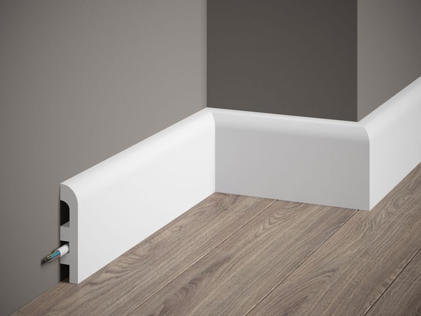 Podlahová lišta standardní MD355, 200 x 1,8 x 9,7 cm, Mardom