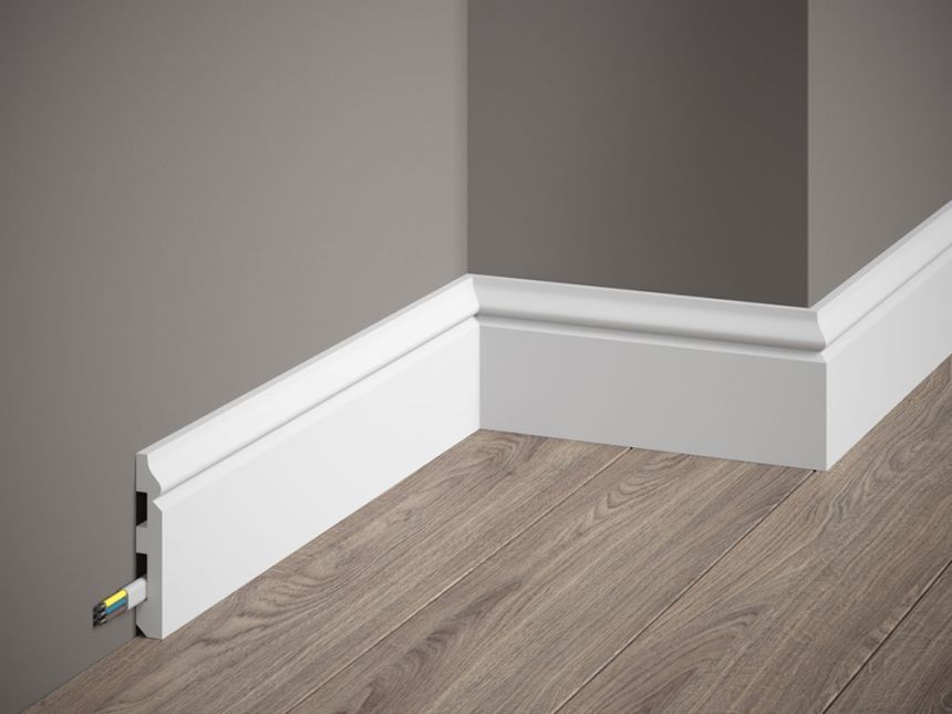 Podlahová lišta standardní MD018, 200 x 1,3 x 8 cm, Mardom