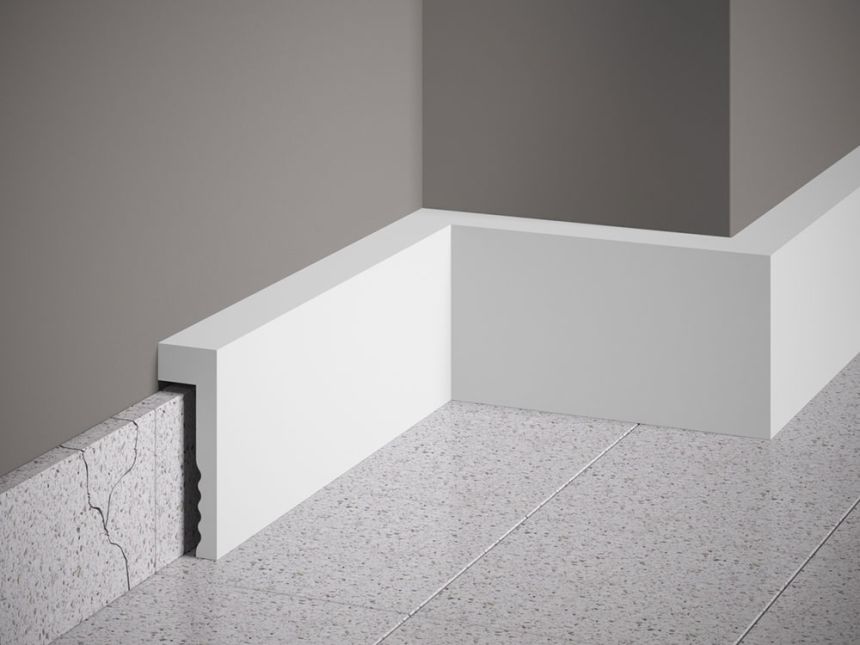 Podlahová lišta standardní MD006, 200 x 2,3 x 10,1 cm, Mardom