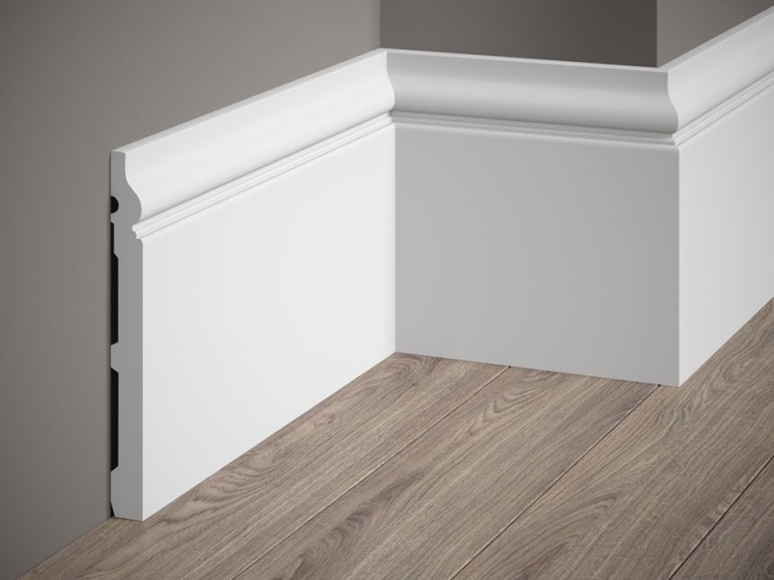 Podlahová lišta standardní MD020, 200 x 1,9 x 19,8 cm, Mardom