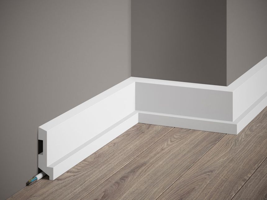 Podlahová lišta standardní MD024, 200 x 2,7 x 8 cm, Mardom