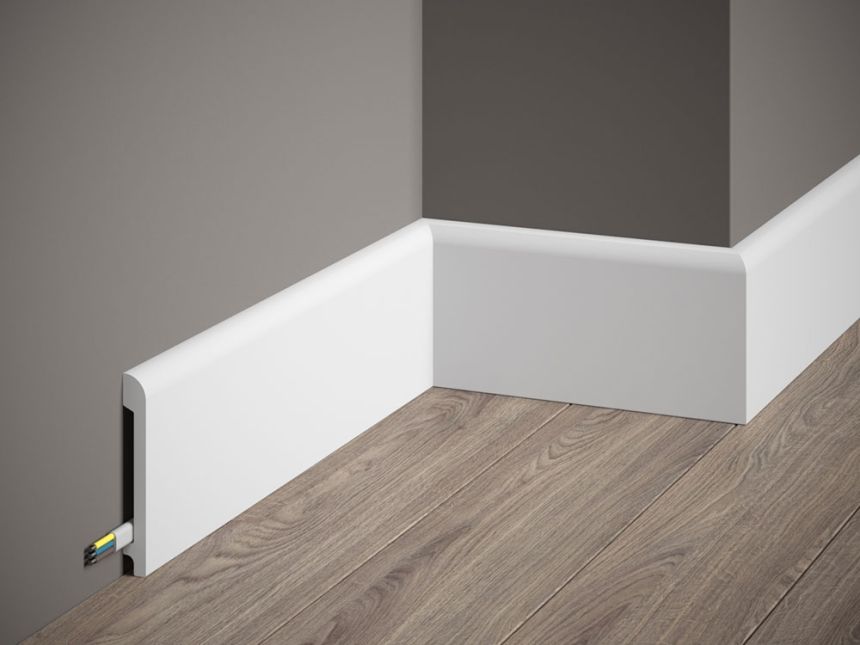 Podlahová lišta standardní MD236, 200 x 1,3 x 9,9 cm, Mardom