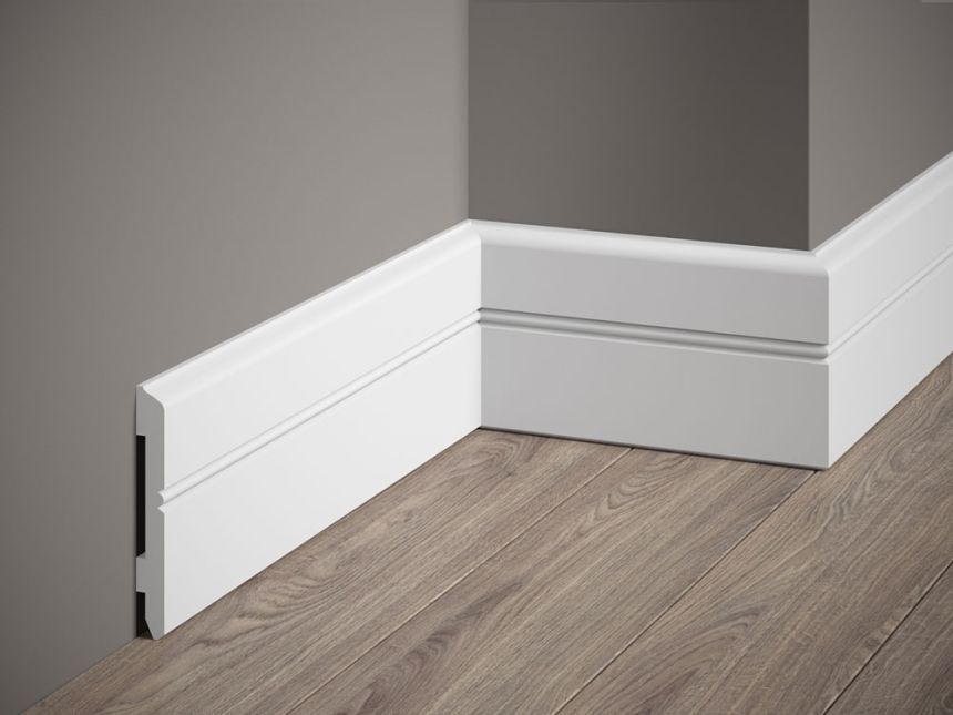 Podlahová lišta standardní MD354, 200 x 1,1 x 10,7 cm, Mardom
