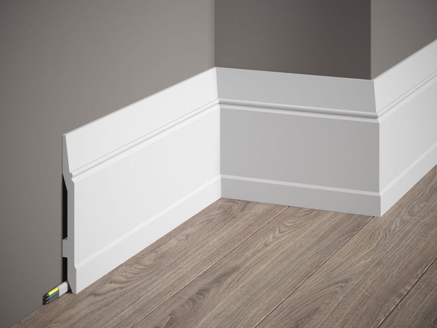 Podlahová lišta standardní MD361, 200 x 1,5 x 14,4 cm, Mardom