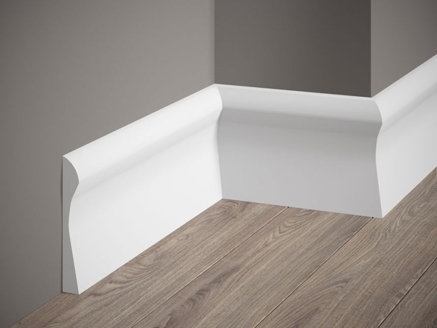 Podlahová lišta standardní QS003, 200 x 1,8 x 12,8 cm, Mardom