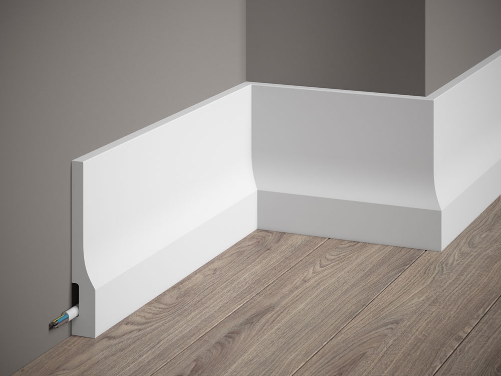 Podlahová lišta standardní QS010, 200 x 2,2 x 14,5 cm, Mardom