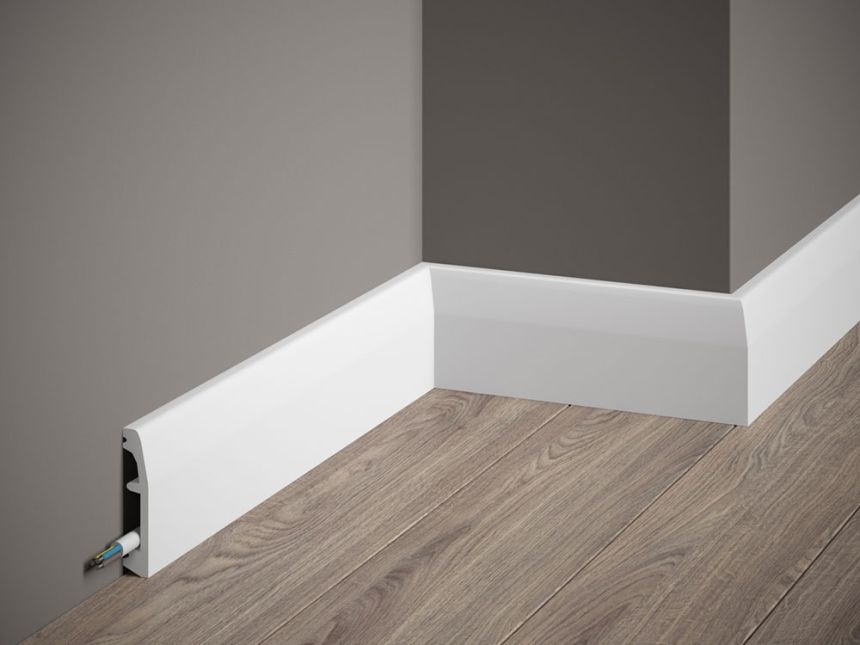Podlahová lišta standardní MD017, 200 x 1,4 x 6,9 cm, Mardom