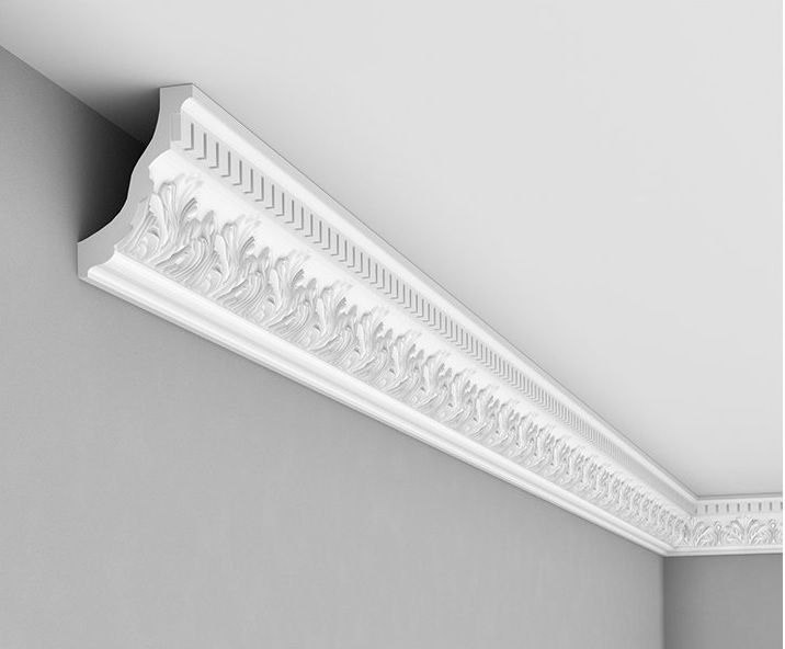 Stropní lišta s ormamentem MDA098, 200 x 7,4 x 11,6 cm, Mardom