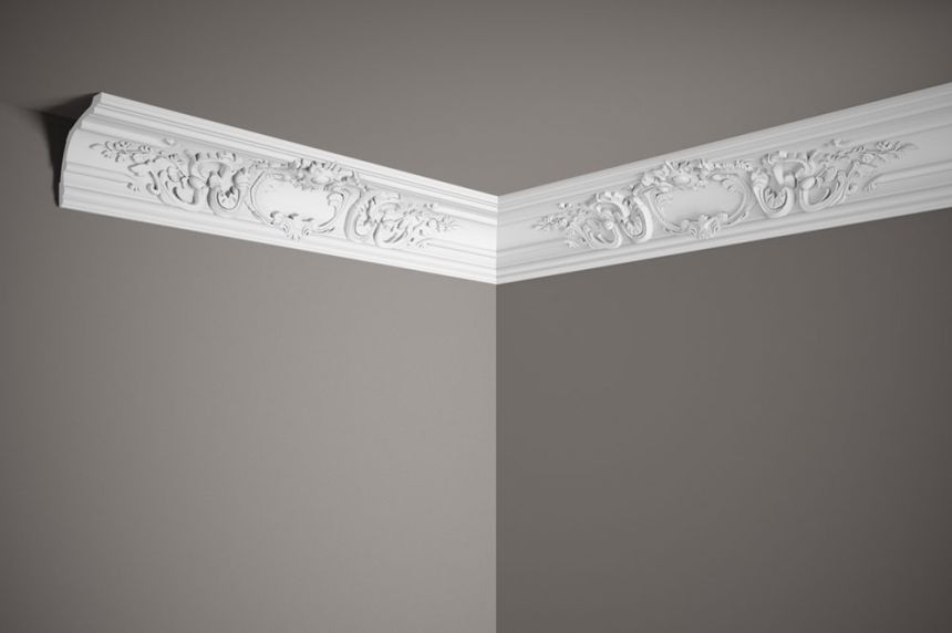 Stropní lišta s ormamentem MDA109, 200 x 17,8 x 17 cm, Mardom