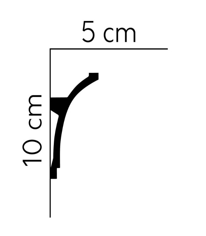 Stropní LED osvětlovací lišta MDB100, 200 x 5 x 10 cm, Mardom