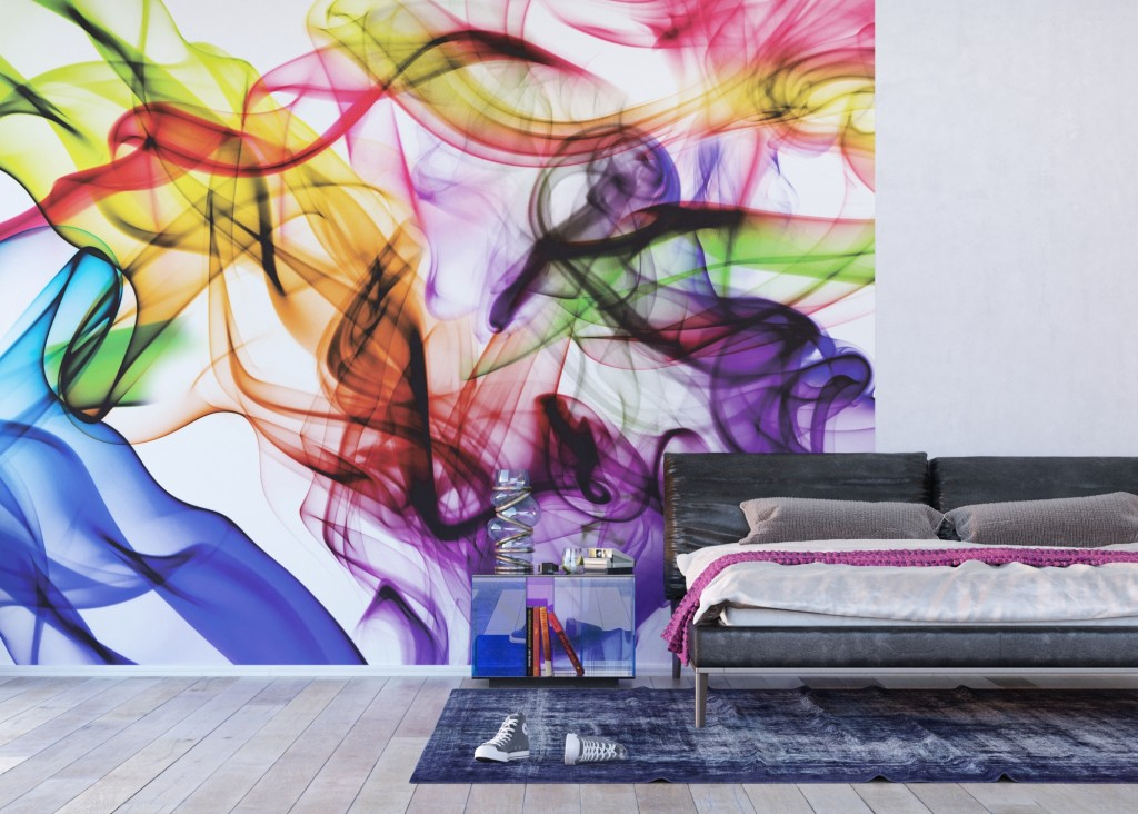 Fototapeta na zeď FTN XXL 1243, Barevný kouř, 360 x 270 cm, AG Design