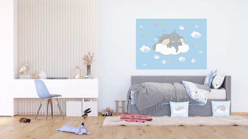 Dětská vliesová fototapeta na zeď - FTDN M 5269, Disney, Dumbo, 160 x 110 cm, AG Design 